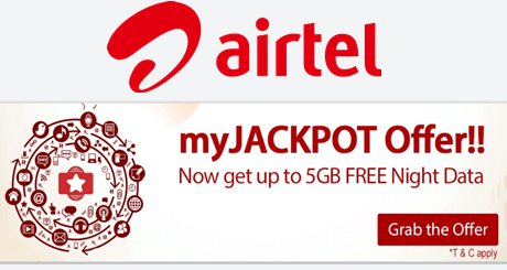 5gb 3g free internet data in airtel jackpot offer