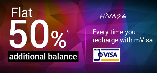 tatasky offer with mvisa 50% balance hiva26